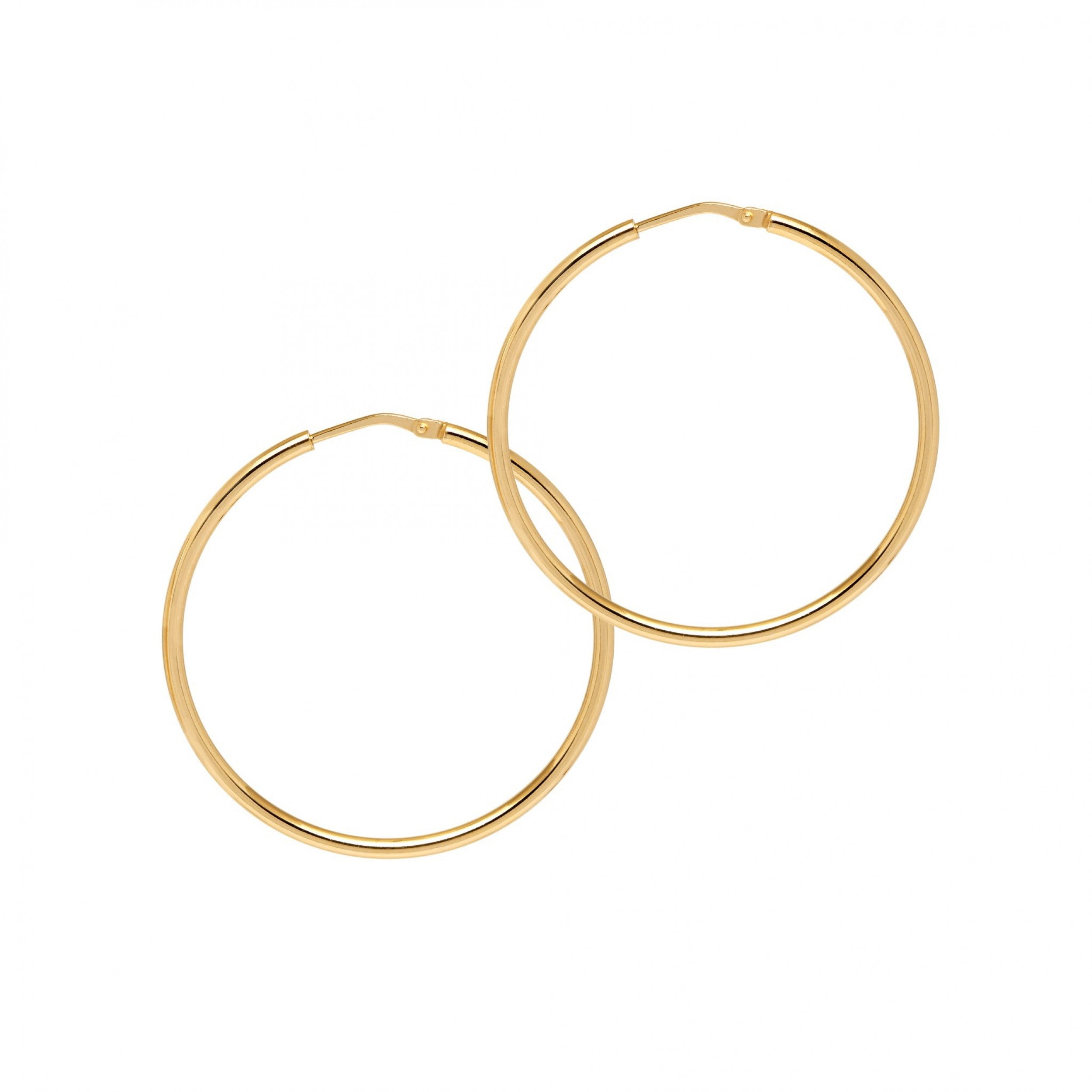 Latina gold hot sale hoop earrings