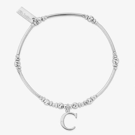 ChloBo Initial C Silver Bracelet