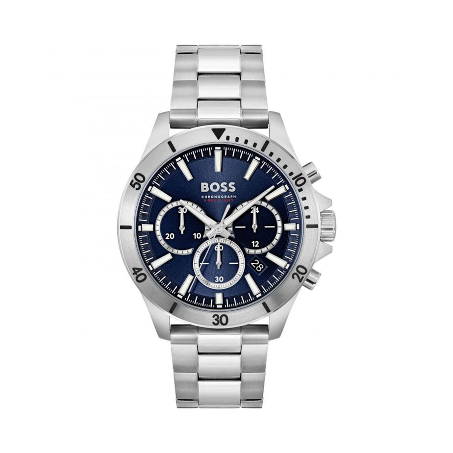 Boss Mens Troper Chronograph Quartz Blue Watch