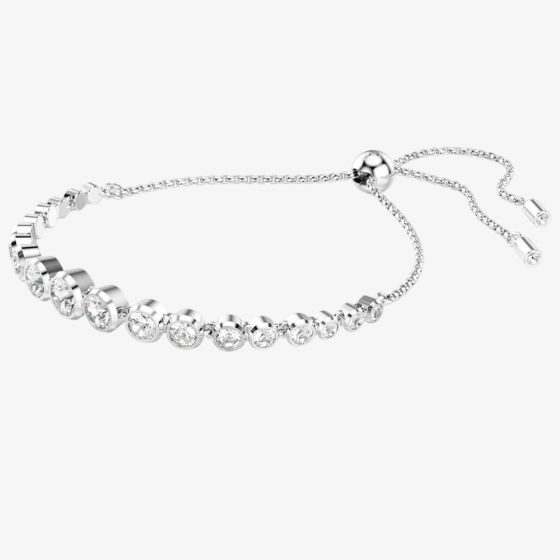 Swarovski Imber Tennis Bracelet, Silver-tone