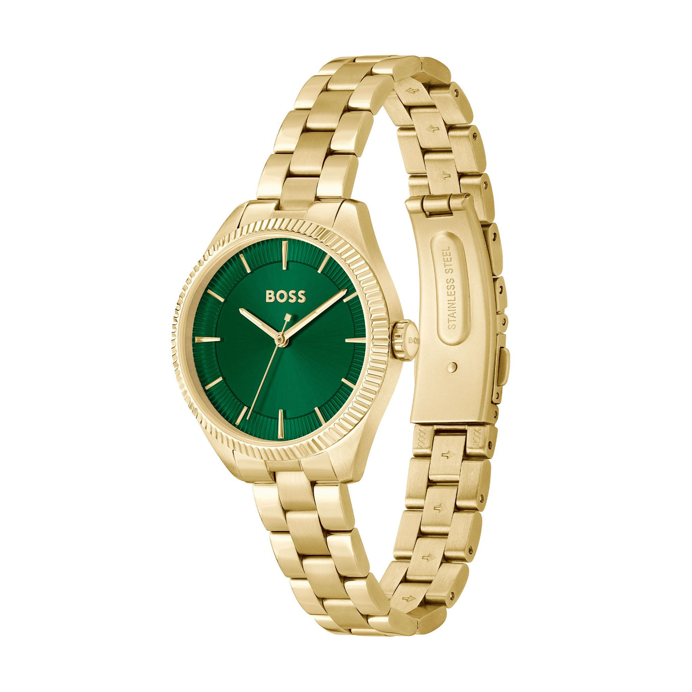 Boss Ladies Sage Gold & Green Watch