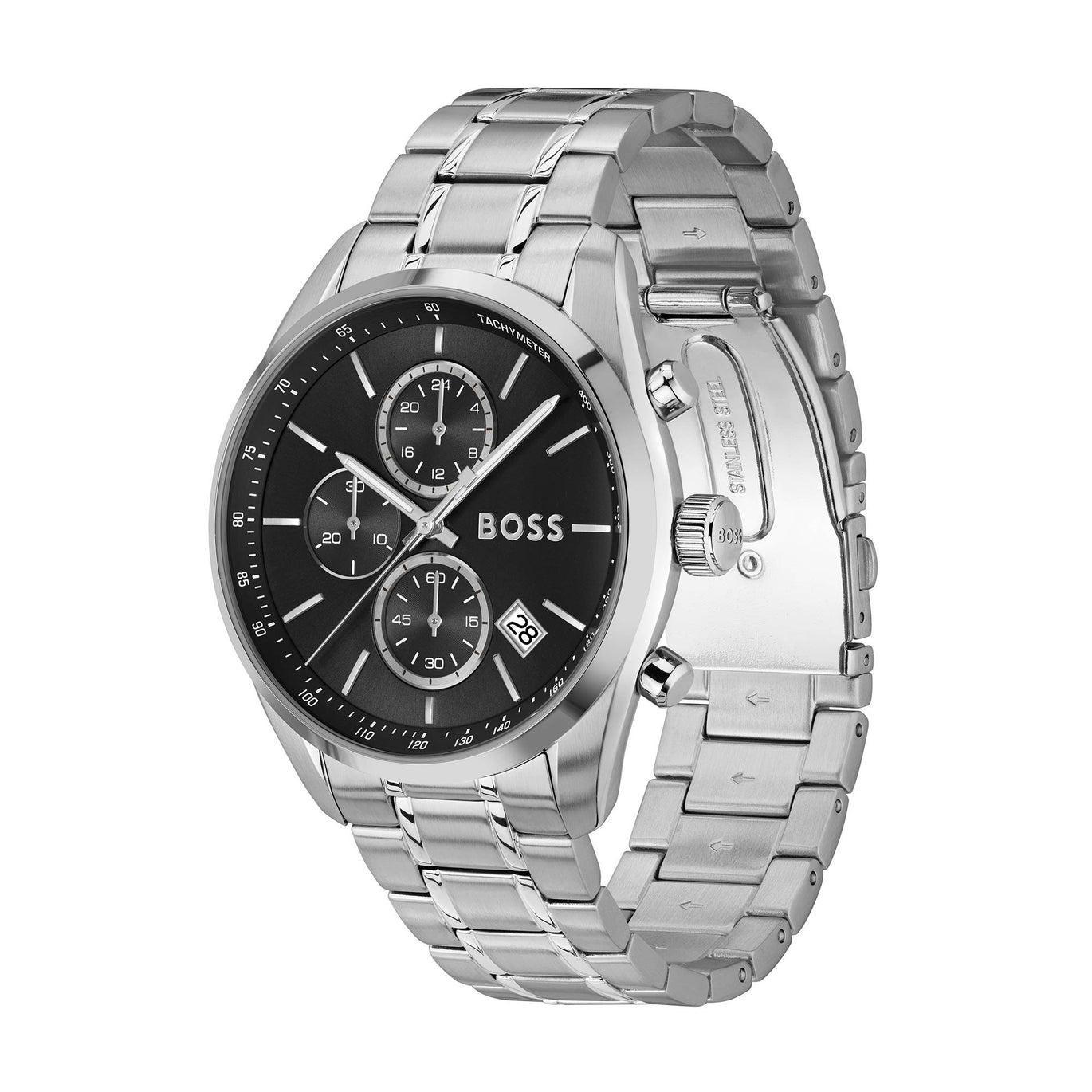 Boss Mens Grand Prix Black Watch