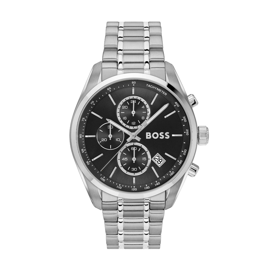 Boss Mens Grand Prix Black Watch