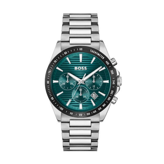 Boss Mens Strike Chronograph Green Watch