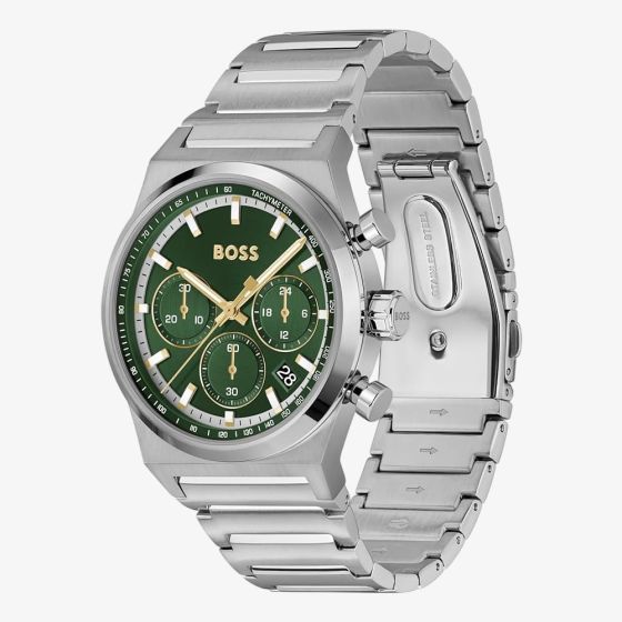 Boss Mens Candor Green Watch