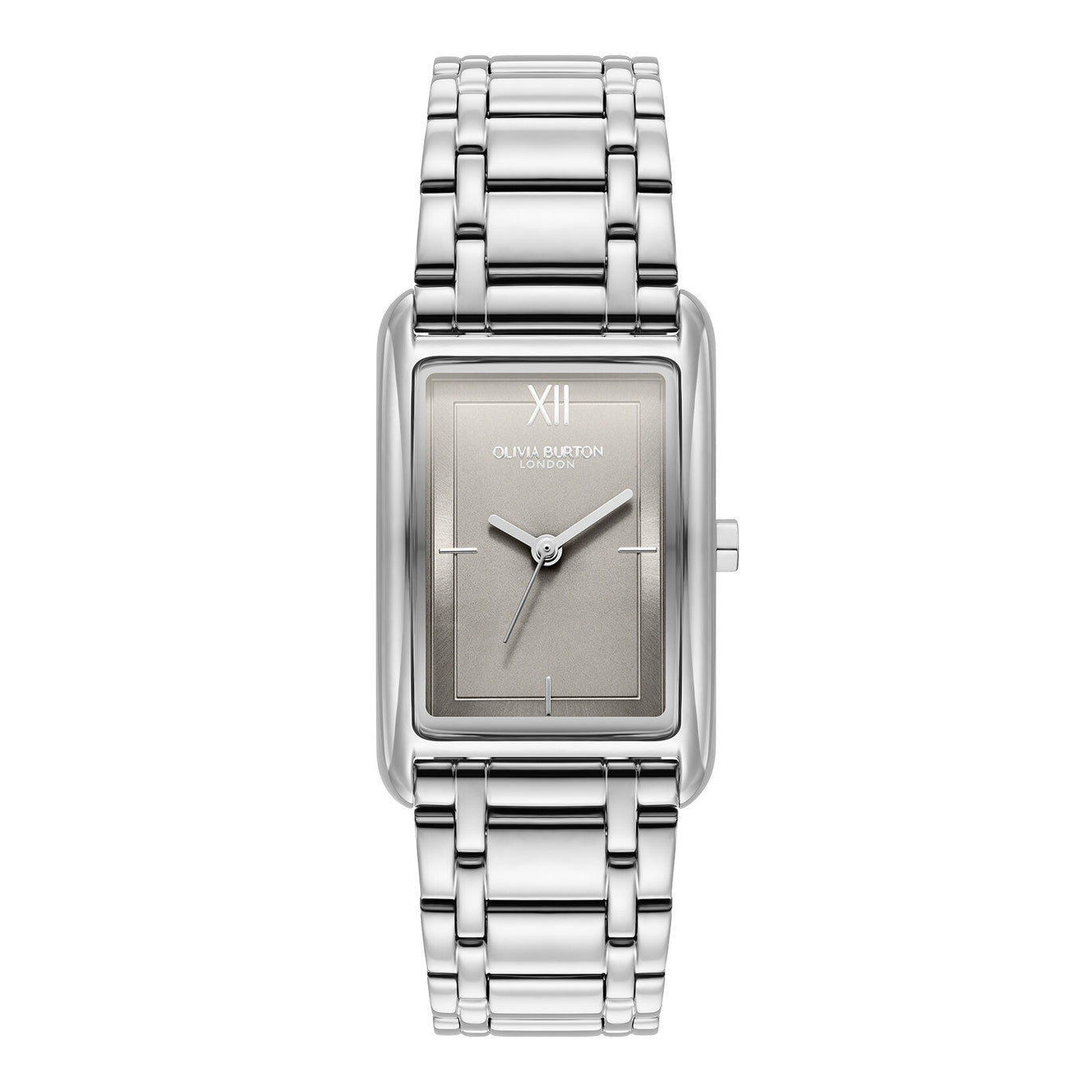 Olivia Burton 25mm Grove Dove Grey And Silver Bracelet Watch