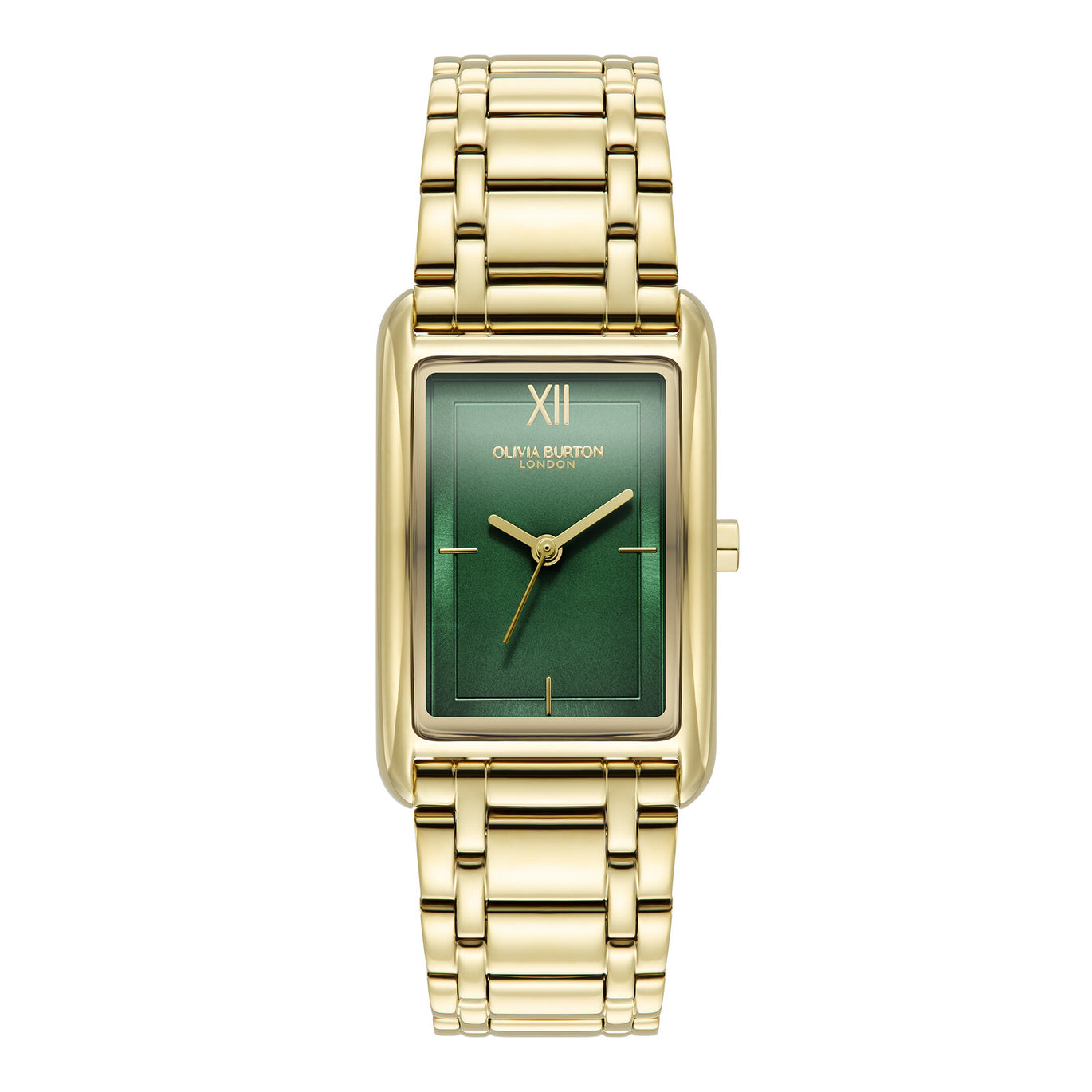 Olivia Burton 23mm Grove Forest Green And Gold Watch