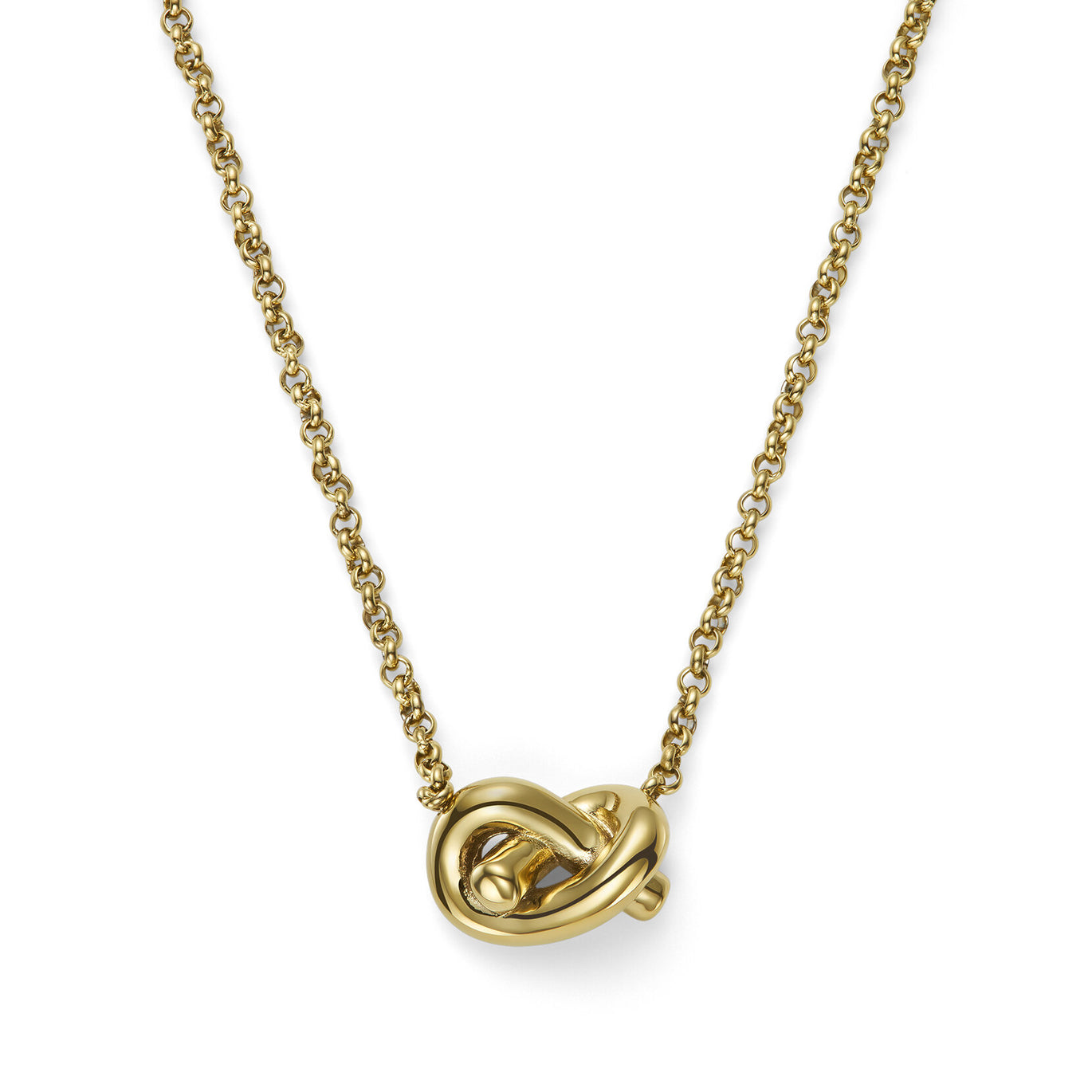 Olivia Burton Lovers Knot Gold Plated Necklace