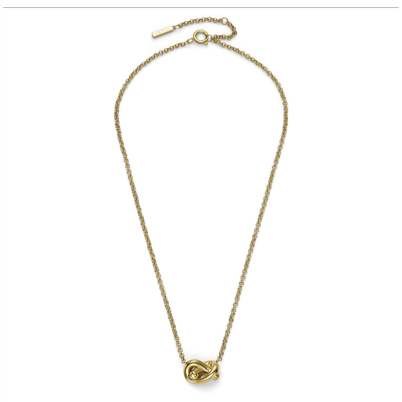 Olivia Burton Lovers Knot Gold Plated Necklace