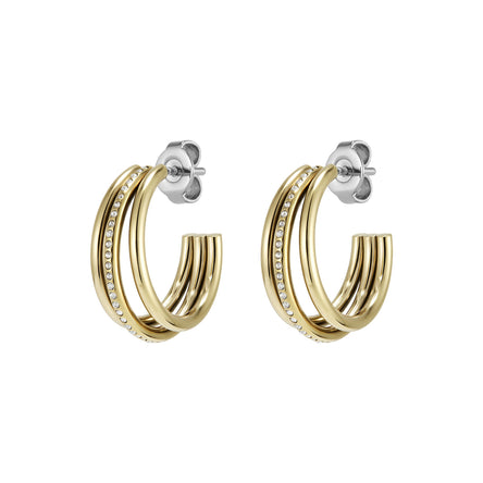 Olivia Burton Ever Stacked Claw Gold Hoop Earrings