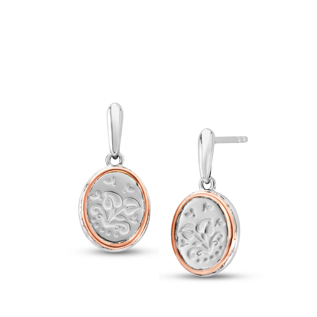 Clogau Tree of Life Filigree Silver Earrings