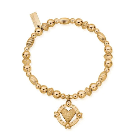 Chlobo Gold Follow your Heart Bracelet