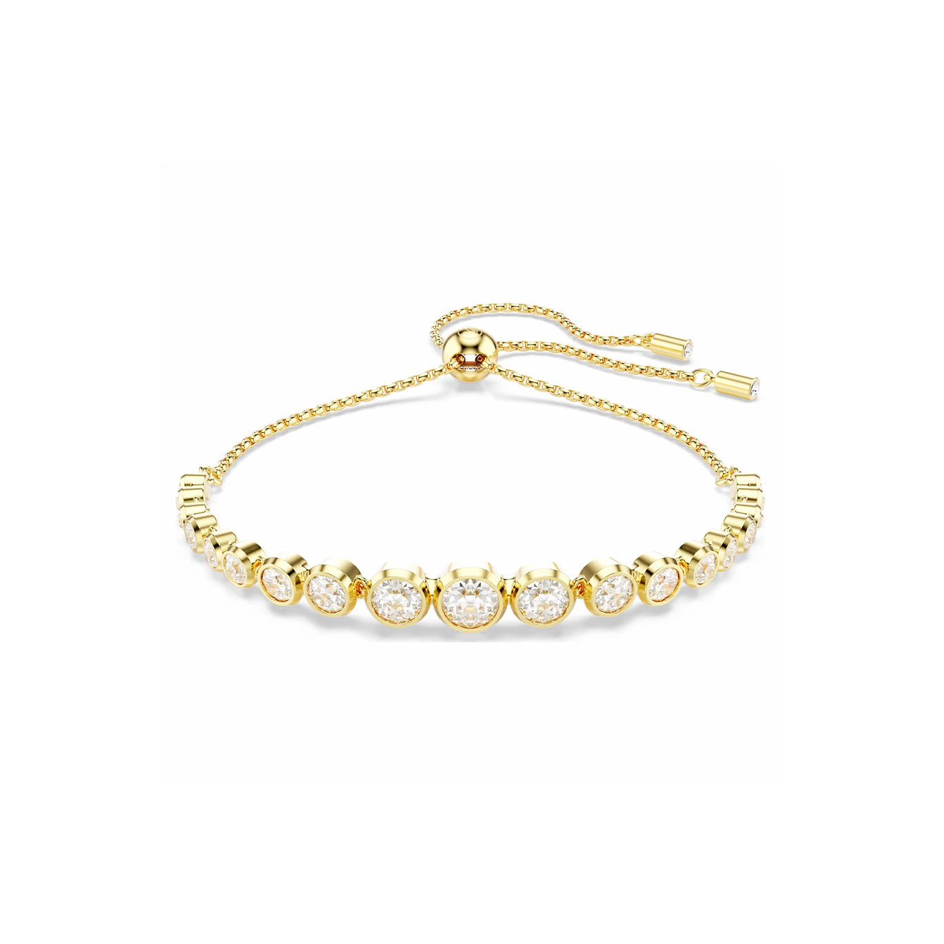 Swarovski Imber Tennis Bracelet, Gold-tone