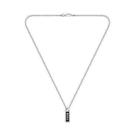 Boss Stainless Steel Gents Logo Necklace