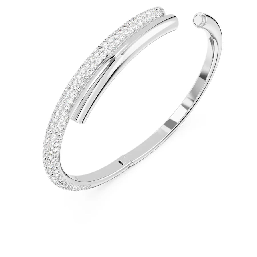 Swarovski Rhodium Plate Dextera Bangle