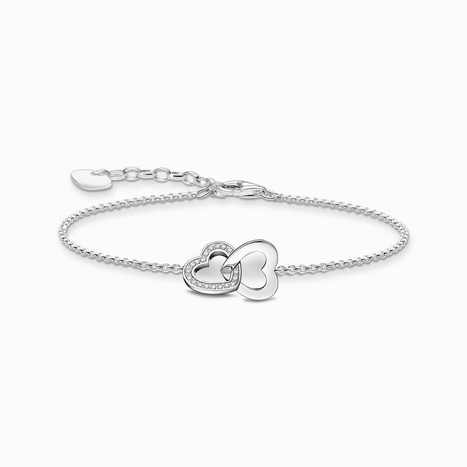 Thomas Sabo Silver Intertwined Hearts Bracelet