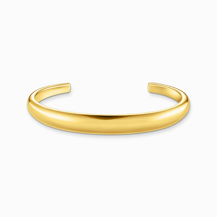 Thomas Sabo Gold-plated Bangle In Timeless Design