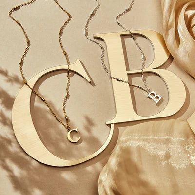 ChloBo Gold Iconic Initial Necklace - L