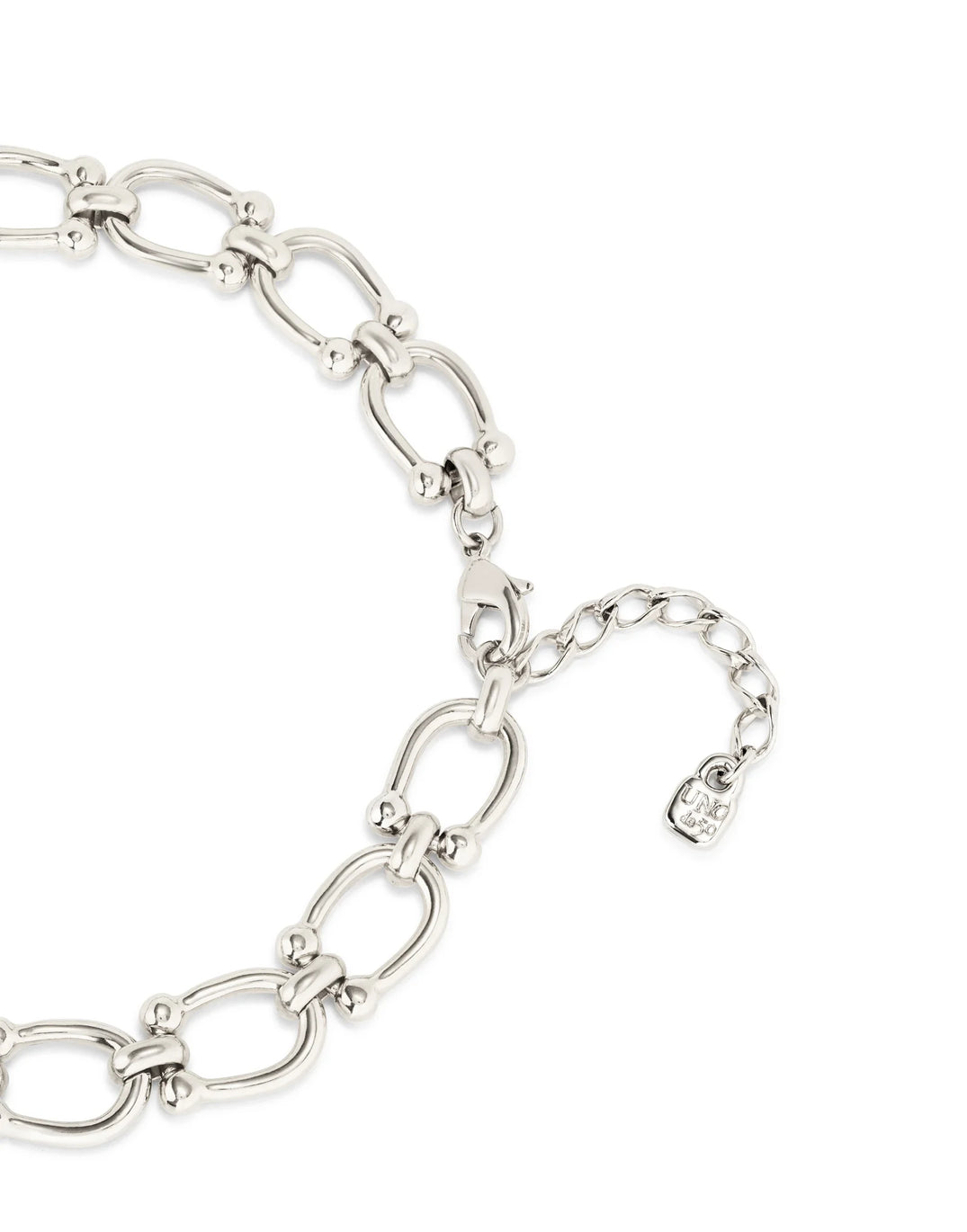 Uno De 50 Silver-plated Necklace With Medium Sized Links