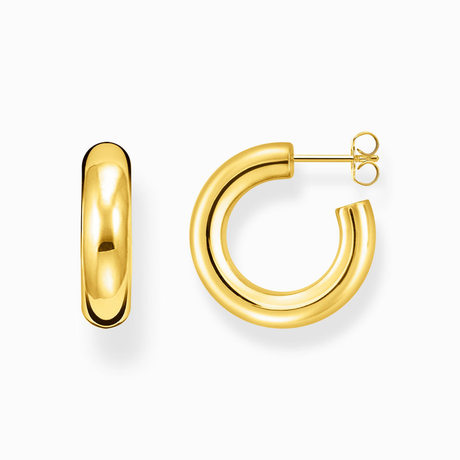 Thomas Sabo Gold Chunky Hoop Earrings