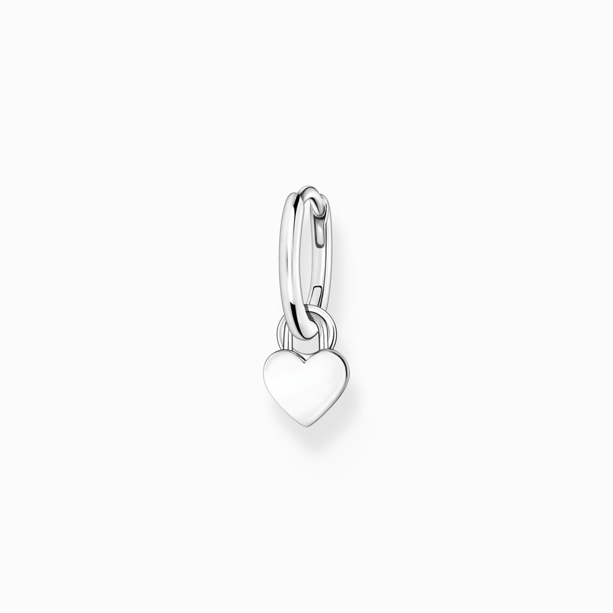 Thomas Sabo Single Hoop Earring With Heart Pendant