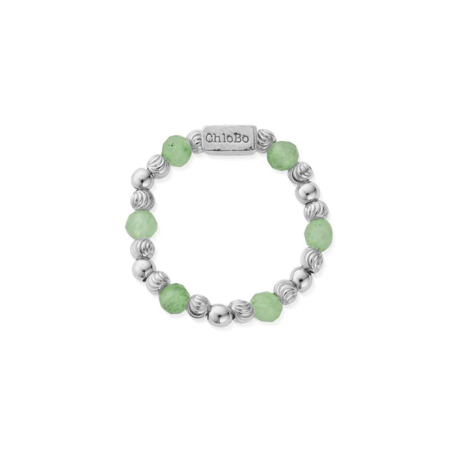 ChloBo Happiness Aventurine Ring Medium