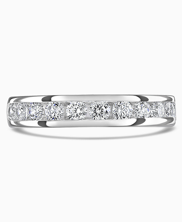 18ct White Gold Diamond Wedding/ Eternity Ring