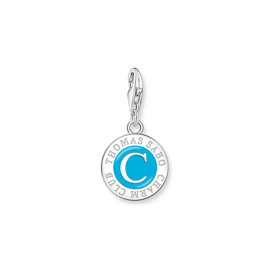 Thomas Sabo Silver Turquoise Member Coin Charmista Charm