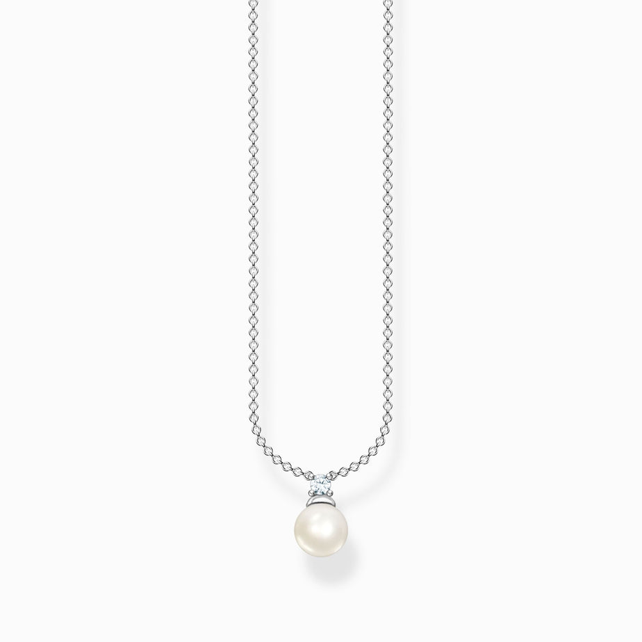 Thomas Sabo Necklace Pearl Silver