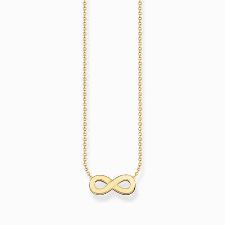 Thomas Sabo Gold-plated Necklace With Infinity Pendant