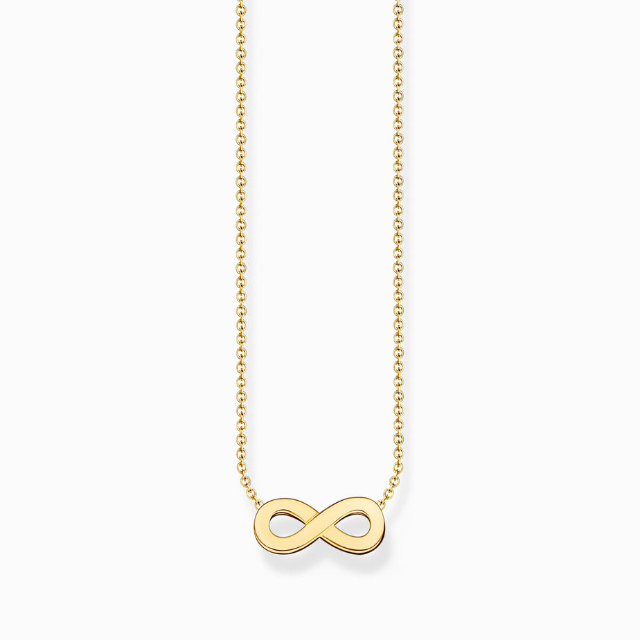 Thomas Sabo Gold-plated Necklace With Infinity Pendant