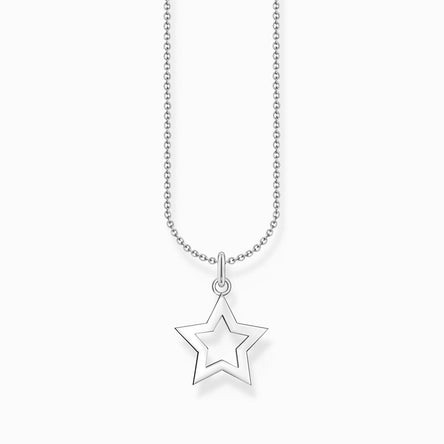 Thomas Sabo Silver Necklace with Star Pendant