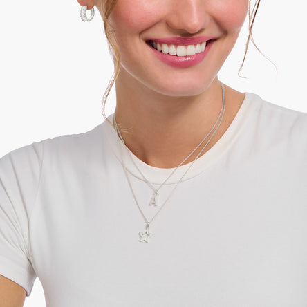 Thomas Sabo Silver Necklace with Star Pendant