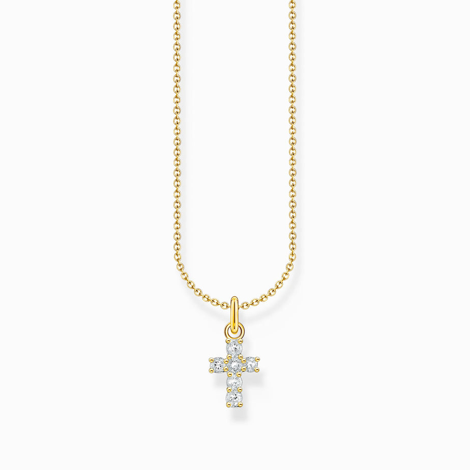 Thomas Sabo Gold Plated Cross Necklace