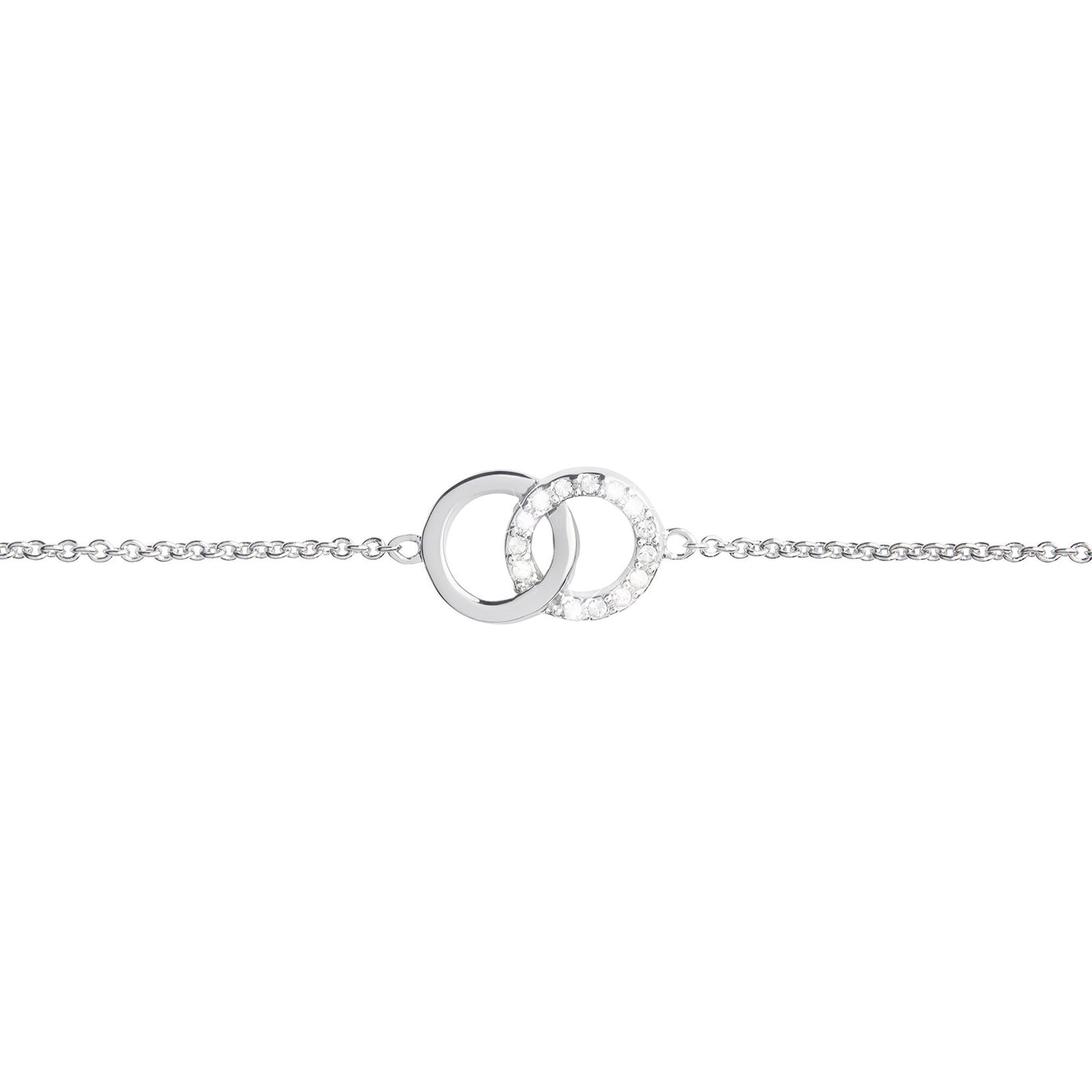 Olivia Burton Classic Silver Interlink Bracelet