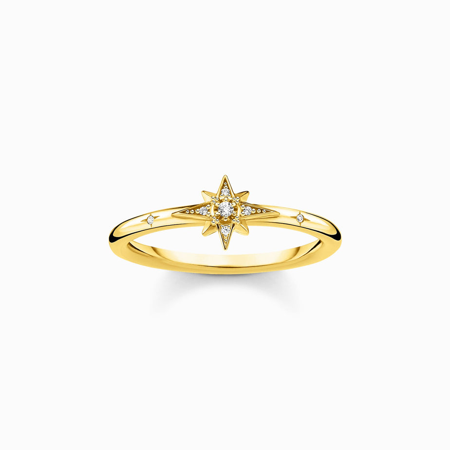 Thomas Sabo Yellow Gold Star Ring