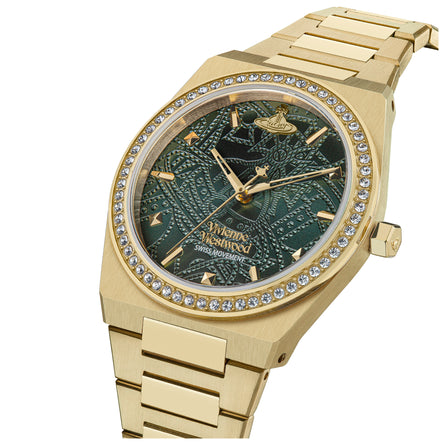 Vivienne Westwood Charterhouse Gold Tone Ladies Watch