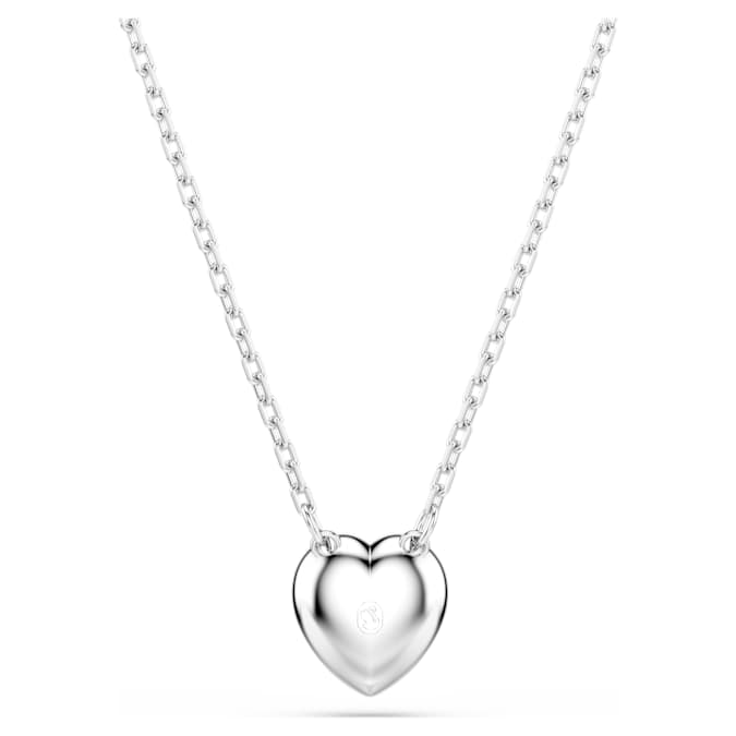 Ariana Grande x Swarovski pendant Mixed cuts, Heart, White, Rhodium plated