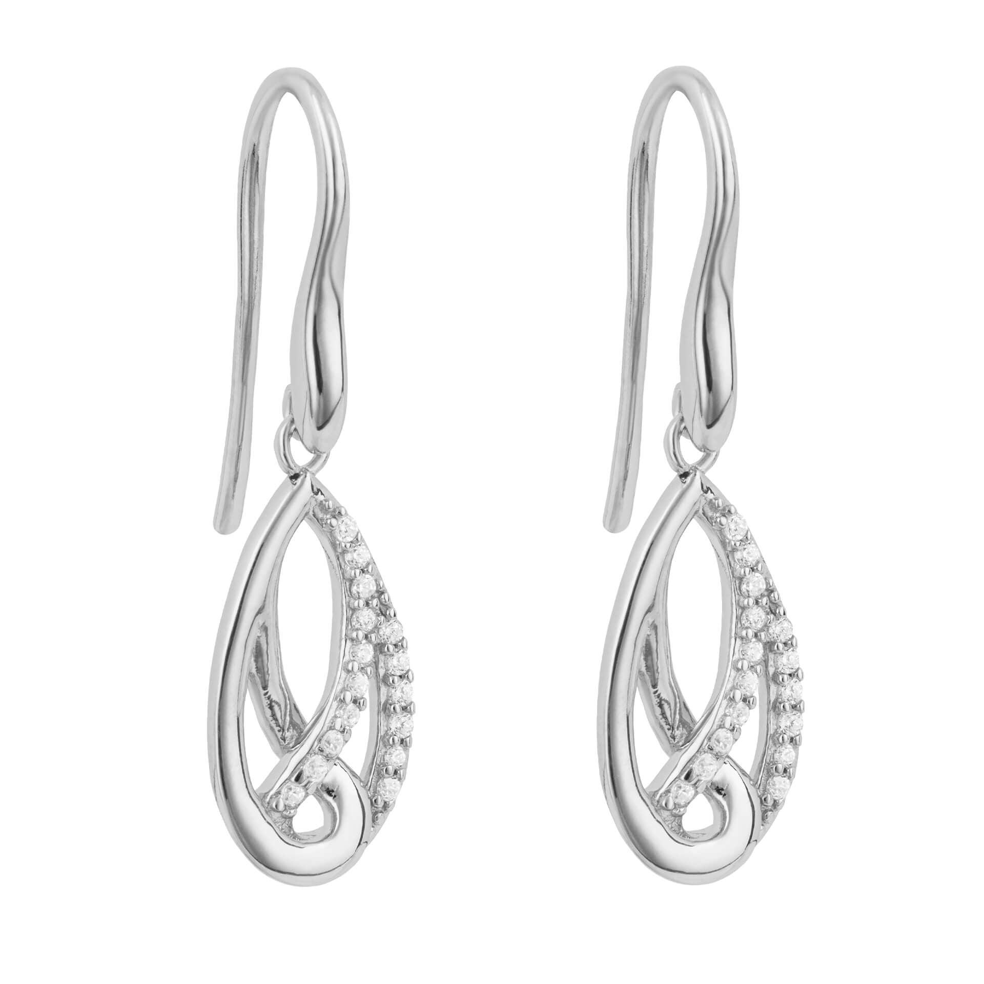 Fiorelli Woven Twist Drop Earrings