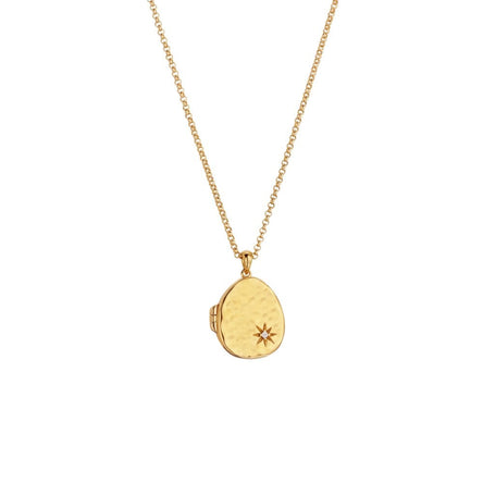 Hot Diamonds X Golden Edit Lunar Locket