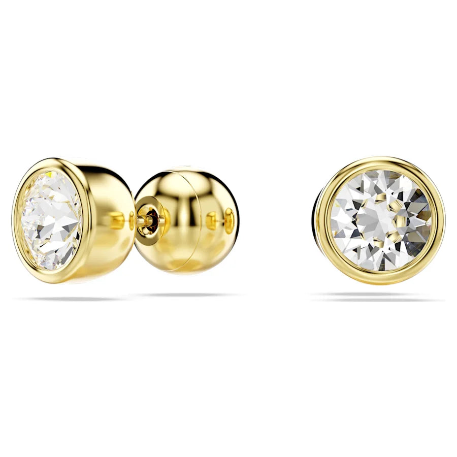 Swarovski Imber Stud Earrings Gold Tone