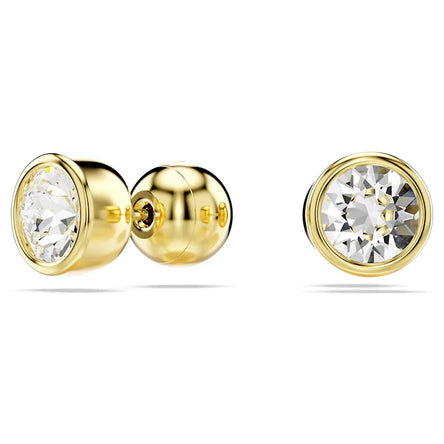 Swarovski Imber Stud Earrings Gold Tone