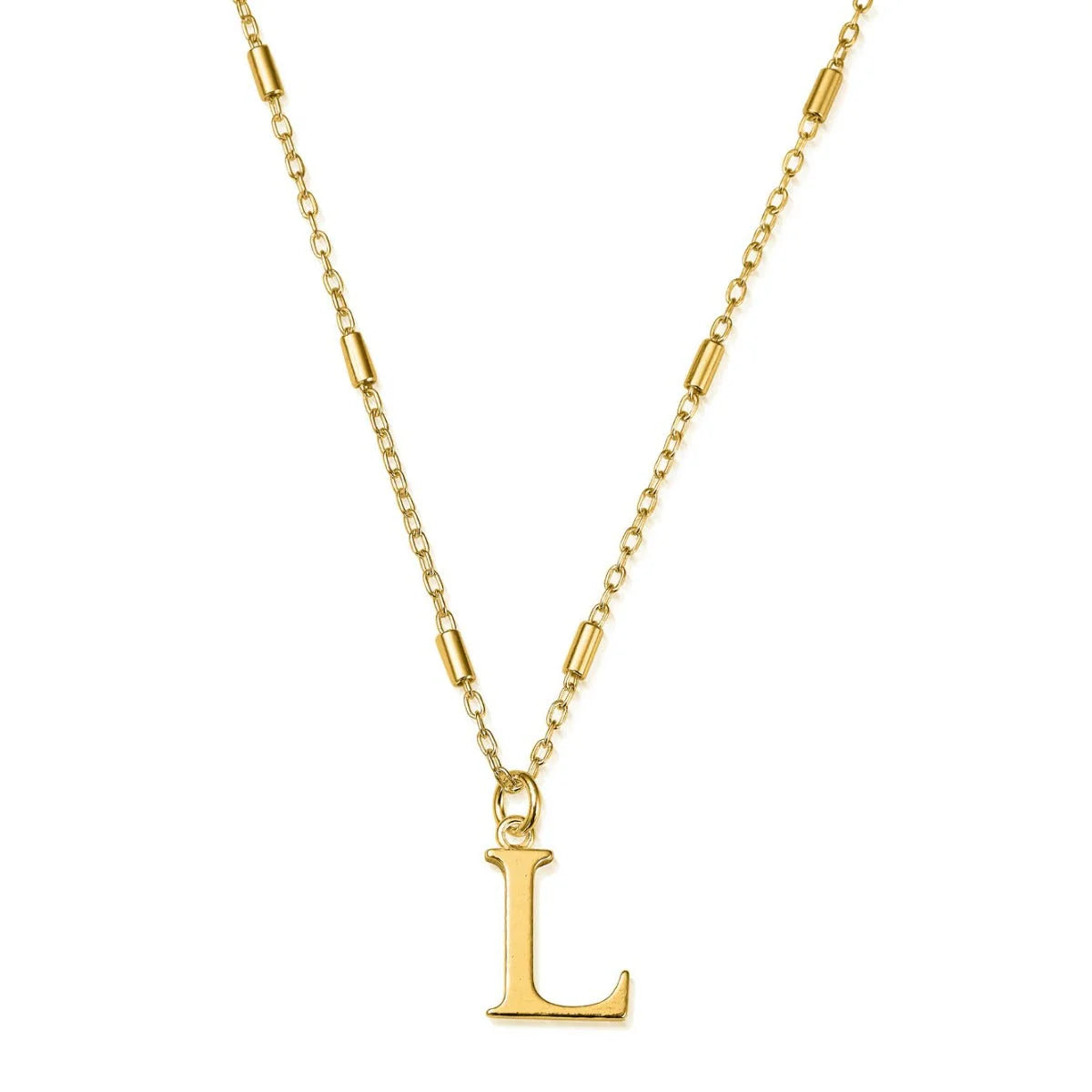 ChloBo Gold Iconic Initial Necklace - L