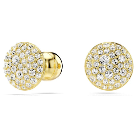 Swarovski Sublima Stud Earrings Gold Tone