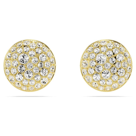 Swarovski Sublima Stud Earrings Gold Tone