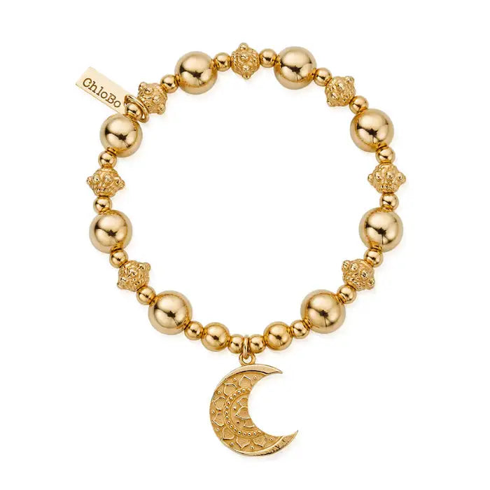 ChloBo Gold Moon Mandala Bracelet