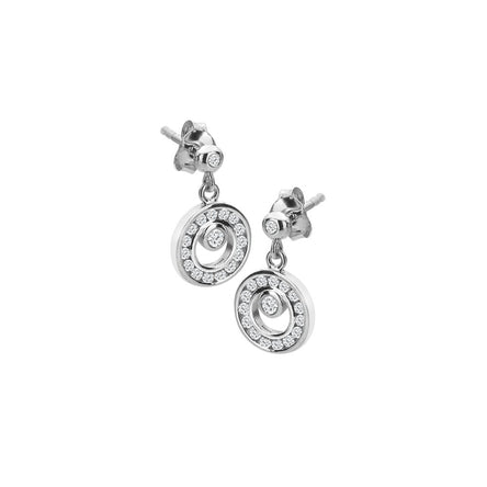 Hot Diamonds Orbit Drop Earrings