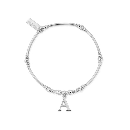 ChloBo Silver A Initial Bracelet