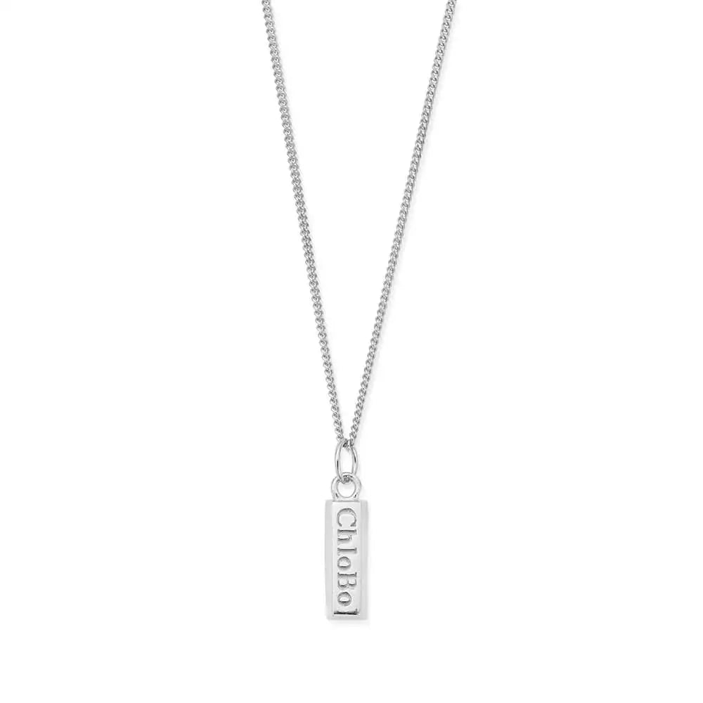 ChloBo Men's Curb Chain ChloBo Ingot Necklace