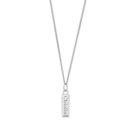 ChloBo Men's Curb Chain ChloBo Ingot Necklace